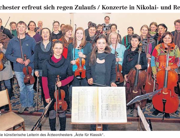 Presseartikel Konzert Nikolaikirche zu Leipzig